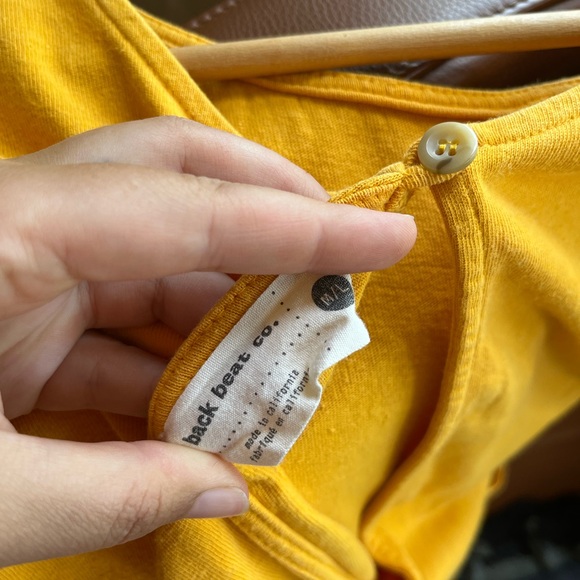 Back Beat Co. Marigold Hemp Romper - M/L - Picture 3 of 4